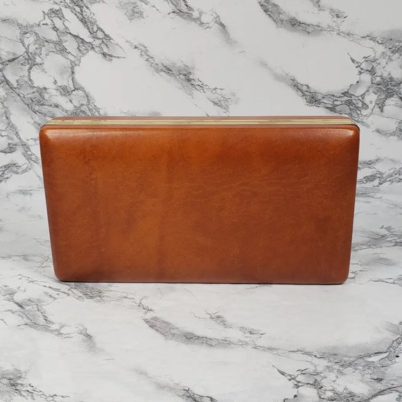 Travel Jewelry Box Compact Vintage - Picture 8 of 9